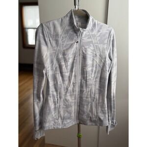 Lululemon Define Jacket / Size 10 / Incognito Camo Alpine White Multi